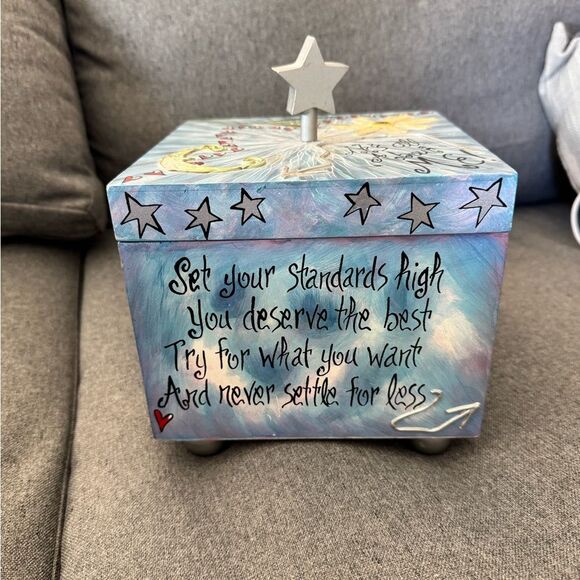 Other - Decorative Star Box with Inspirational Quote